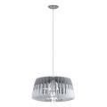 Eglo 32826 - Chandelier ARTANA 1xE27/60W/230V grey 480  mm