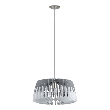 Eglo 32826 - Chandelier ARTANA 1xE27/60W/230V grey 480  mm