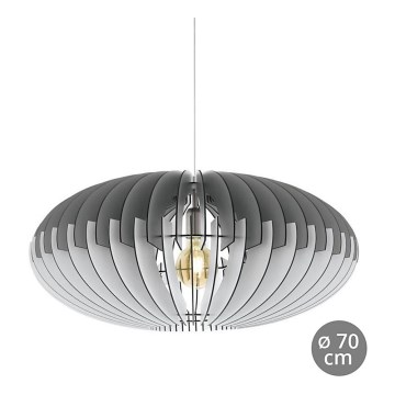 Eglo 32834 - SOTOS cable-suspended chandelier 1x E27/60W/230V Ø 700 mm