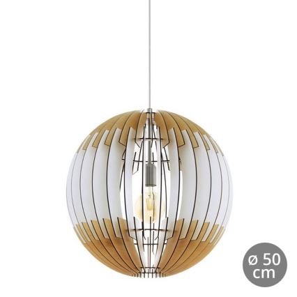 Eglo 32846 - Chandelier on a string OLMERO 1xE27/60W/230V