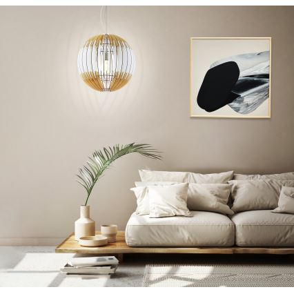 Eglo 32847 - OLMERO cable-suspended pendant 1xE27/60W/230V