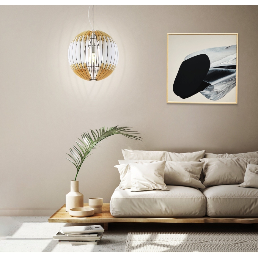 Eglo 32847 - OLMERO cable-suspended pendant 1xE27/60W/230V