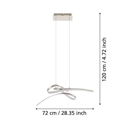 Eglo 32853 - SYMPHONIE LED Cable Pendant Light/18,9W/230V