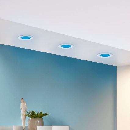Eglo - ET 3x LED RGB Dimmable recessed light FUEVA-C 1xLED/3W/230V