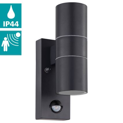 Eglo - LED Outdoor wall light with a sensor 2xGU10/3W/230V IP44