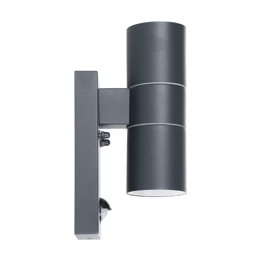 Eglo - LED Outdoor wall light with a sensor 2xGU10/3W/230V IP44