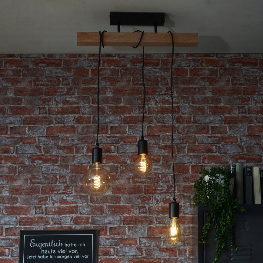 Eglo - Surface-mounted chandelier TOWNSHEND 3xE27/60W/230V