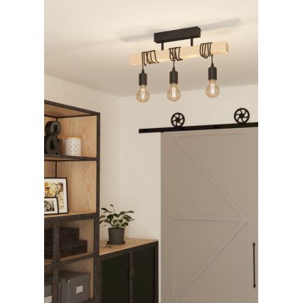 Eglo - Surface-mounted chandelier TOWNSHEND 3xE27/60W/230V