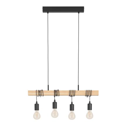 Eglo - Chandelier on a string TOWNSHEND 4xE27/60W/230V