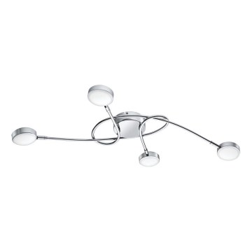 Eglo 32996 - SALTO LED Flush-Mount Ceiling Light, 4xLED/5.4W/230V, Polished Chrome