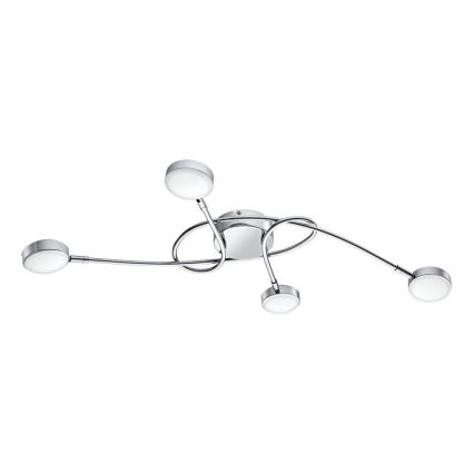 Eglo 32996 - SALTO LED Flush-Mount Ceiling Light, 4xLED/5.4W/230V, Polished Chrome