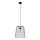 Eglo 33019 - Chandelier on a string LONGBURGH 1xE27/60W/230V diameter 33,5 cm