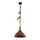 Eglo 33026 - Chandelier on a string RIDDLECOMBE 1xE27/60W/230V brown patina