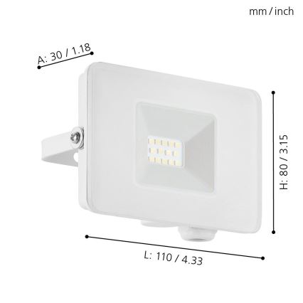 Eglo - LED spotlight LED/10W/230V