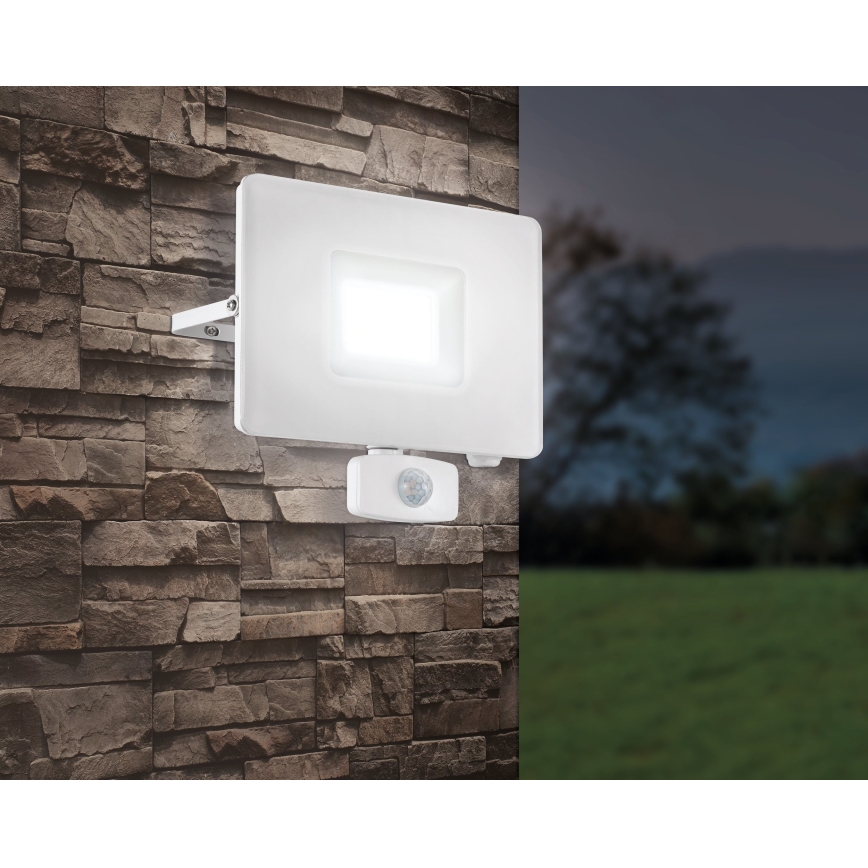Eglo - LED flood light with sensor LED/50W/230V IP44