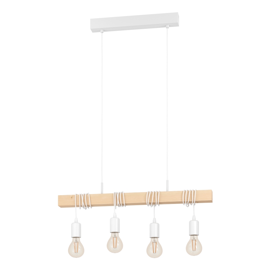 Eglo - Chandelier on a string TOWNSHEND 4xE27/60W/230V