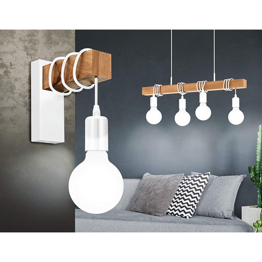 Eglo - Chandelier on a string TOWNSHEND 4xE27/60W/230V