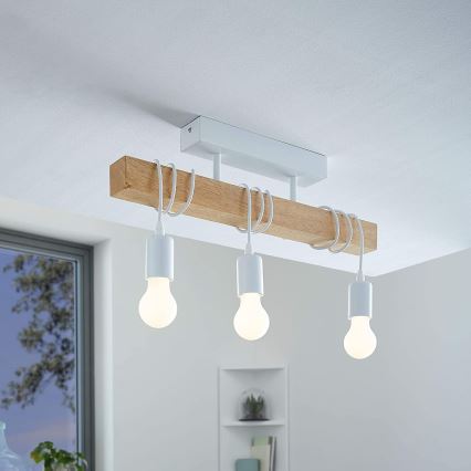 Eglo - Surface-mounted chandelier TOWNSHEND 3xE27/60W/230V