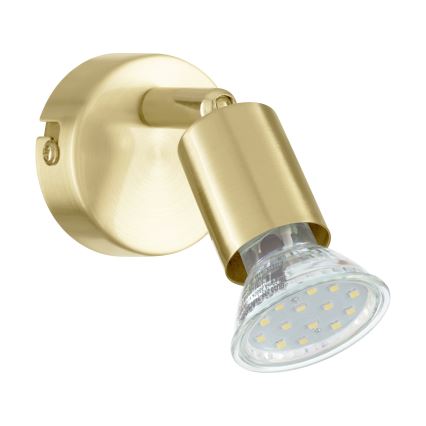Eglo - LED Wall spotlight 1xGU10/2,8W/230V 3000K gold