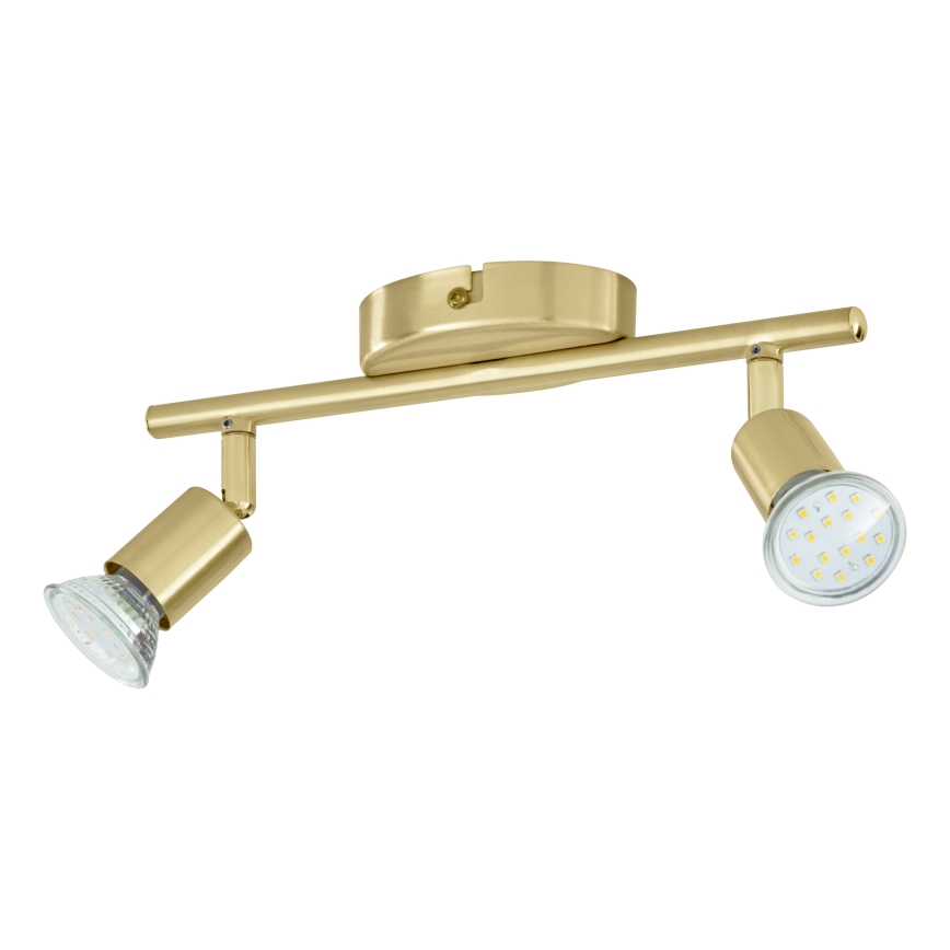Eglo - LED Spotlight 2xGU10/2,8W/230V 3000K gold