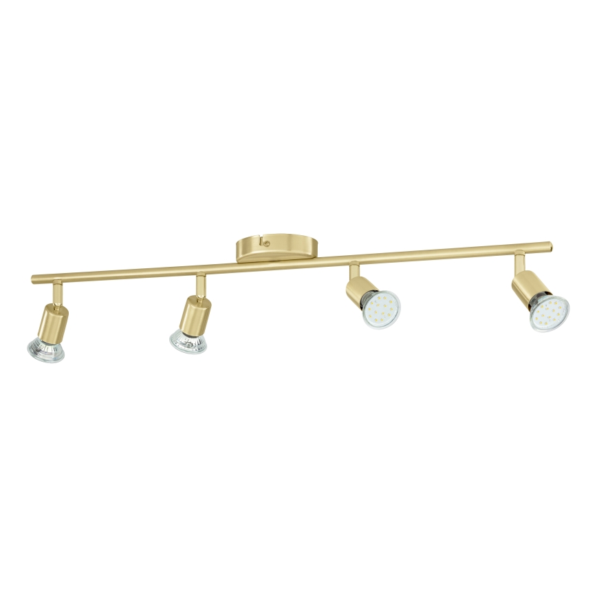 Eglo - LED Spotlight 4xGU10/2,8W/230V 3000K gold