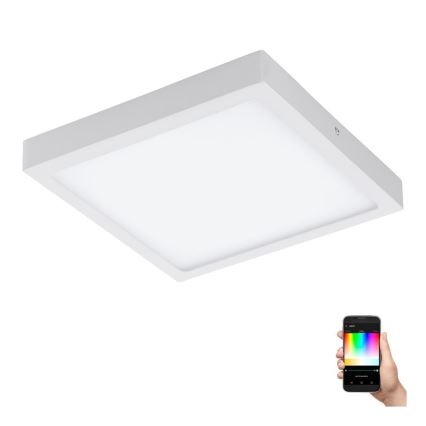 Eglo 33209 - LED RGBW Dimmable Ceiling Light FUEVA-C LED/21W/230V 2700-6500K 30x30 cm White