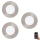 Eglo 33216 - SET 3x LED RGBW Dimmable recessed light FUEVA-C LED/3W/230V