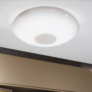 Eglo 33218 - LED RGBW Dimmable ceiling light VOLTAGO-C LED/17W/230V 2700-6500K d. 38 cm