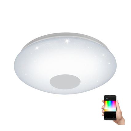 Eglo 33218 - LED RGBW Dimmable ceiling light VOLTAGO-C LED/17W/230V 2700-6500K d. 38 cm