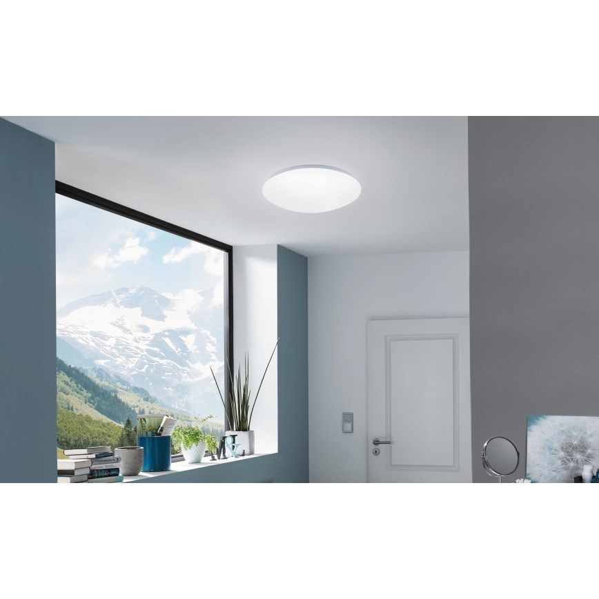 Eglo 33219 - LED RGBW Dimmable Ceiling Light GIRON-C LED/17W/230V Ø 30 cm White