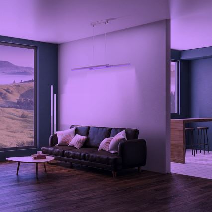 Eglo 33232 - LED RGBW Dimmable Cable Pendant Light FRAIOLI-C LED/34W/230V, Matte Chrome