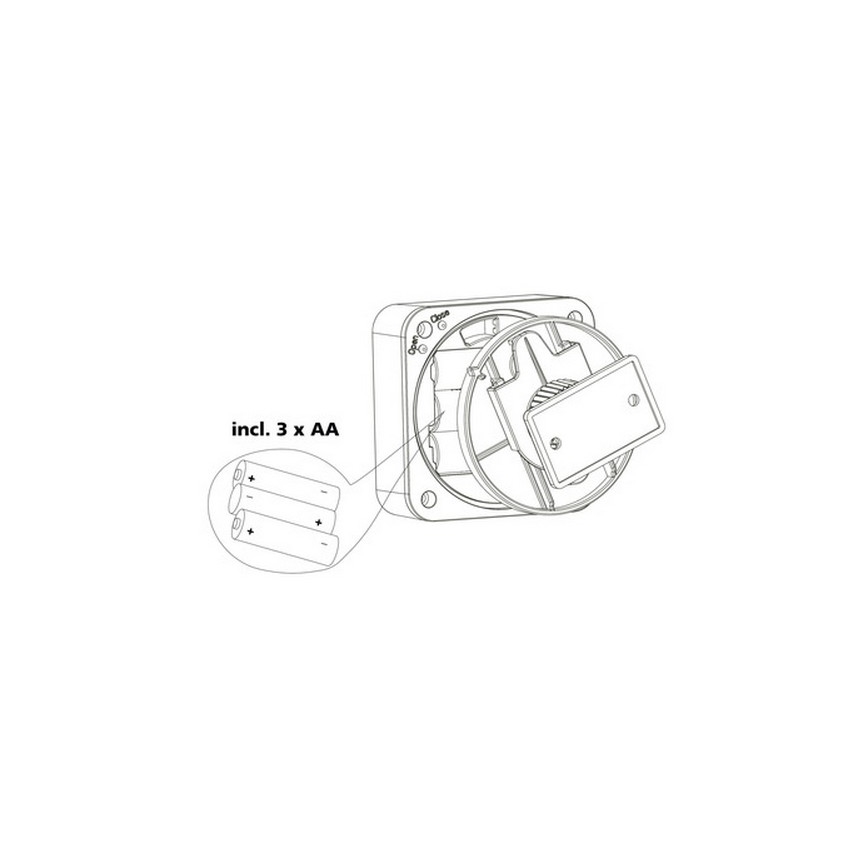 Eglo 33236 - Outdoor motion sensor CONNECT SENSOR 12 m white IP44