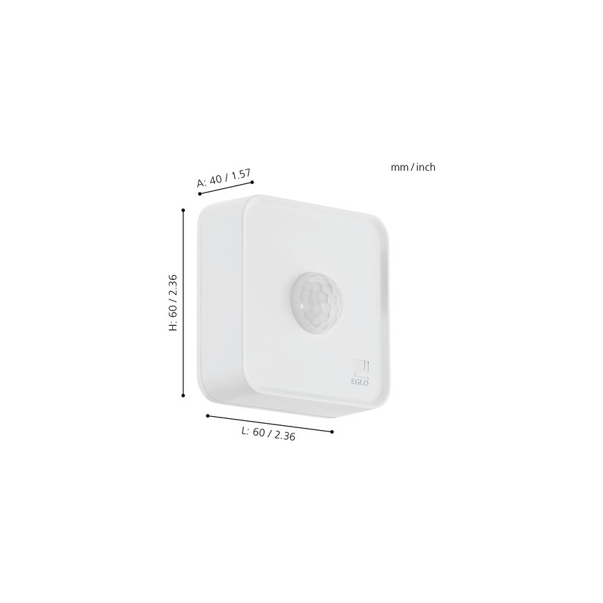 Eglo 33236 - Outdoor motion sensor CONNECT SENSOR 12 m white IP44