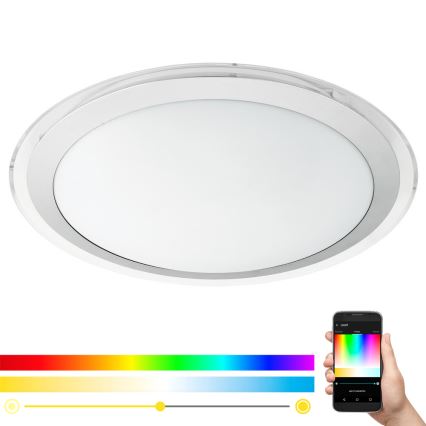 Eglo 33255 - LED RGBW Dimmable Ceiling Light COMPETA-C LED/17W/230V 2700-6500K Ø 43 cm