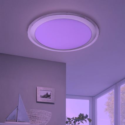 Eglo 33255 - LED RGBW Dimmable Ceiling Light COMPETA-C LED/17W/230V 2700-6500K Ø 43 cm