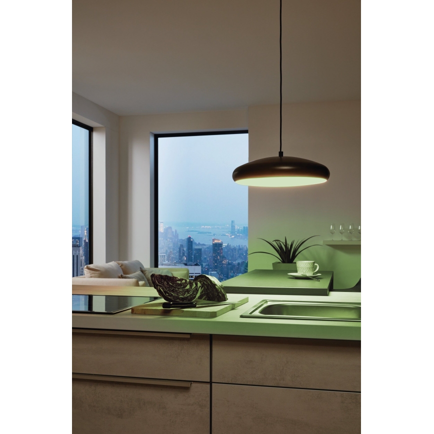 Eglo 33328 - LED RGBW Dimmable chandelier on a string RIODEVA-C LED/27W/230V 2700-6500K black