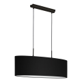 Eglo 33356 - AMANI cable-hung pendant 2xE27/60W/230V black
