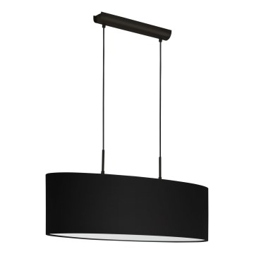 Eglo 33356 - AMANI cable-hung pendant 2xE27/60W/230V black