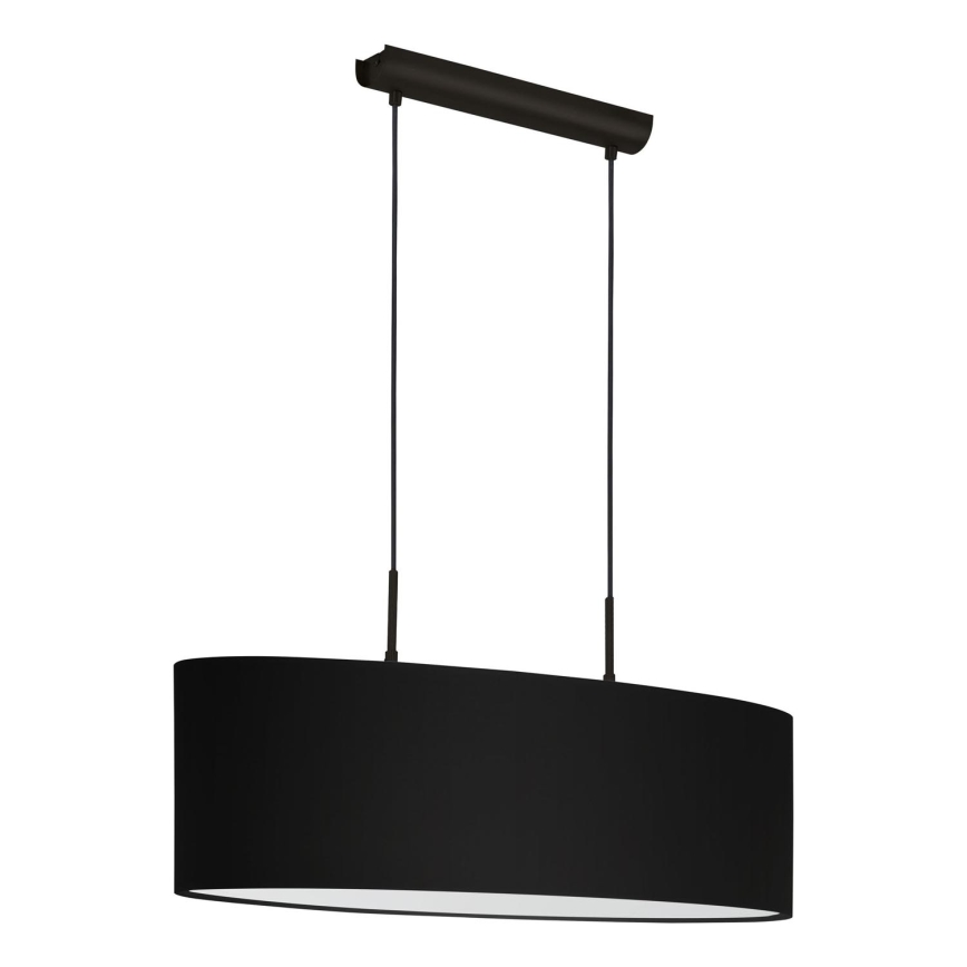 Eglo 33356 - AMANI cable-hung pendant 2xE27/60W/230V black