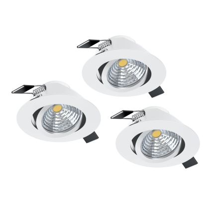 Eglo - SET 3xLED Dimmable light 3xLED/6W/230V white