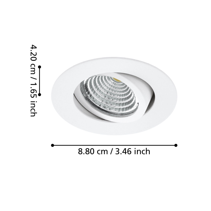 Eglo - SET 3xLED Dimmable light 3xLED/6W/230V white