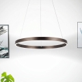 Eglo 33483 - ALCAZABA cable-suspended LED pendant, 2×LED/18W/230V, 3000K, Ø 55 cm, bronze