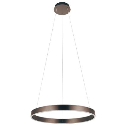 Eglo 33483 - ALCAZABA cable-suspended LED pendant, 2×LED/18W/230V, 3000K, Ø 55 cm, bronze