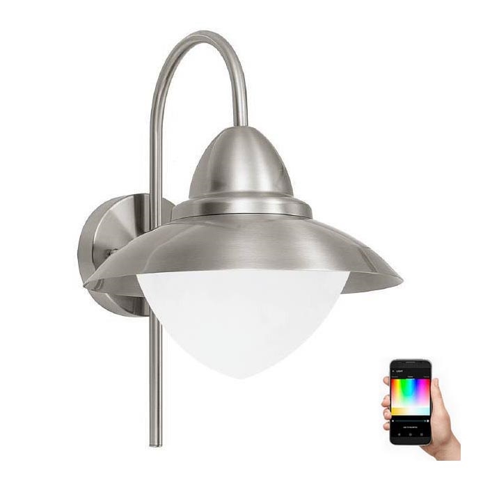 Eglo 33583 - LED RGBW Outdoor wall light SIDNEY 1xE27/9W/230V IP44