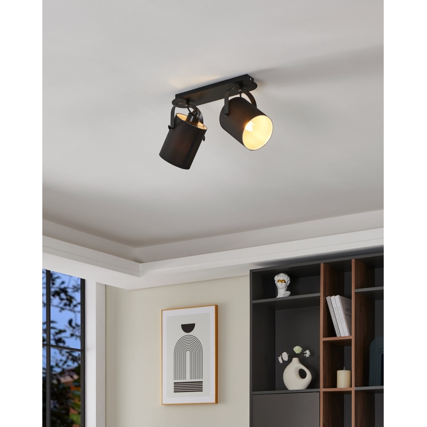 Eglo 33646 - VILLABATE Spotlight 2x E27/10W/230V