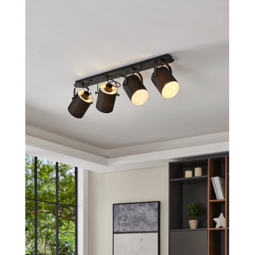 Eglo 33648 - VILLABATE Spotlight 4xE27/10W/230V