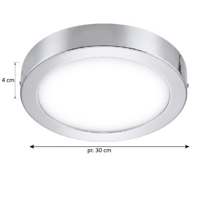 Eglo 33667 - LED RGBW Dimmable bathroom ceiling light FUEVA-C LED21W/230V d. 30 cm IP44