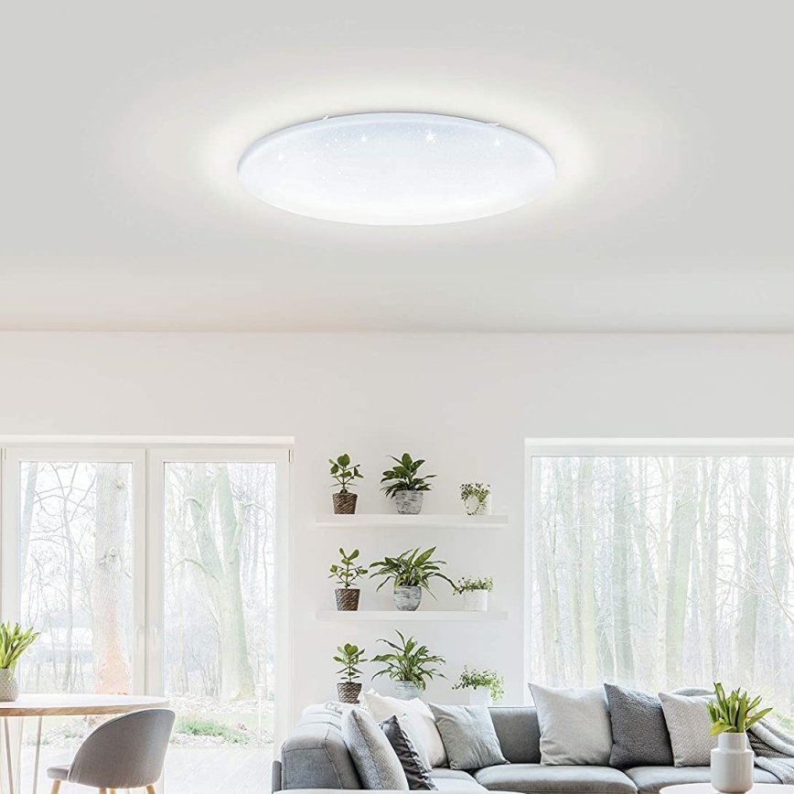 Eglo 33669 - LED RGBW Dimmable ceiling light TOTARI-C LED/43W/230V 2700-6500K white + remote control