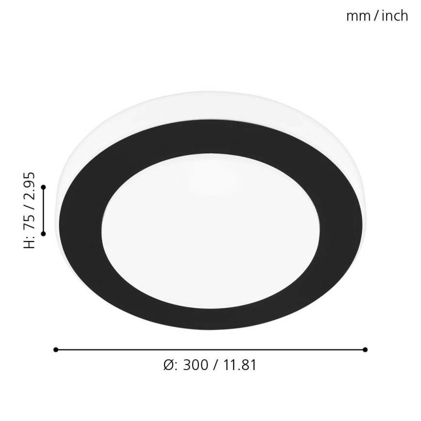 Eglo - LED bathroom ceiling light LED/11W/230V IP44