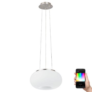 Eglo 33766 - LED RGBW Dimmable chandelier on a string OPTICA-C LED/22W/230V 2700-6500K d. 37,5 cm